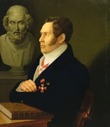 Portræt af Nikolaj Gnedich, 1839